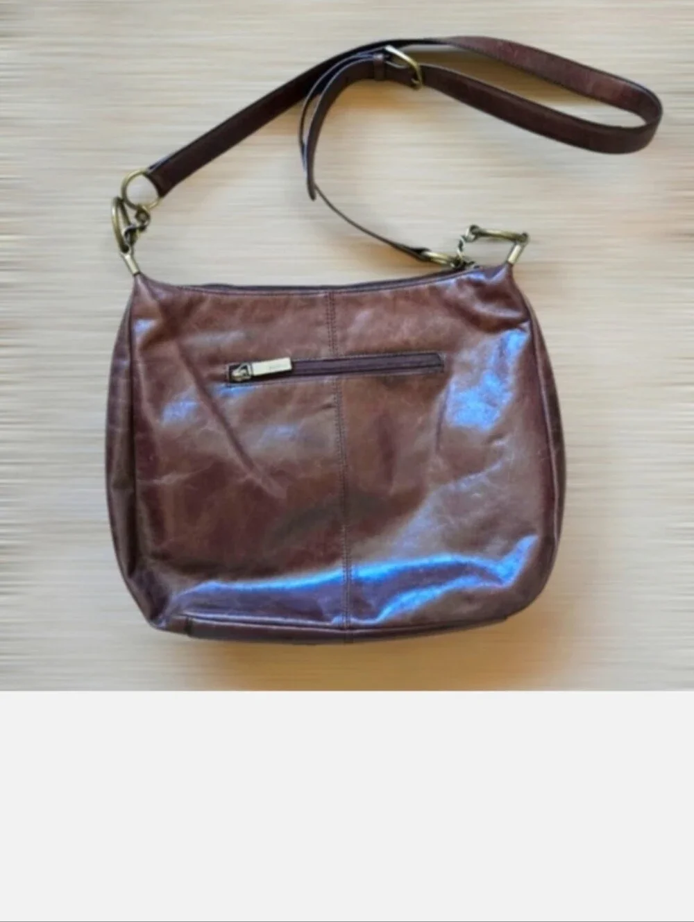 Hobo International Brown Leather Hobo Bag Crossbody Purse